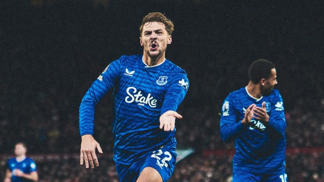 Kiernan Dewsbury-Hall, pahlawan Everton saat menaklukkan MU